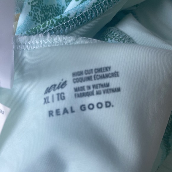 NWT Lof 2 Aerie Bikini Bottoms In Aqua Green Size XL Retails $72 - Picture 5 of 11